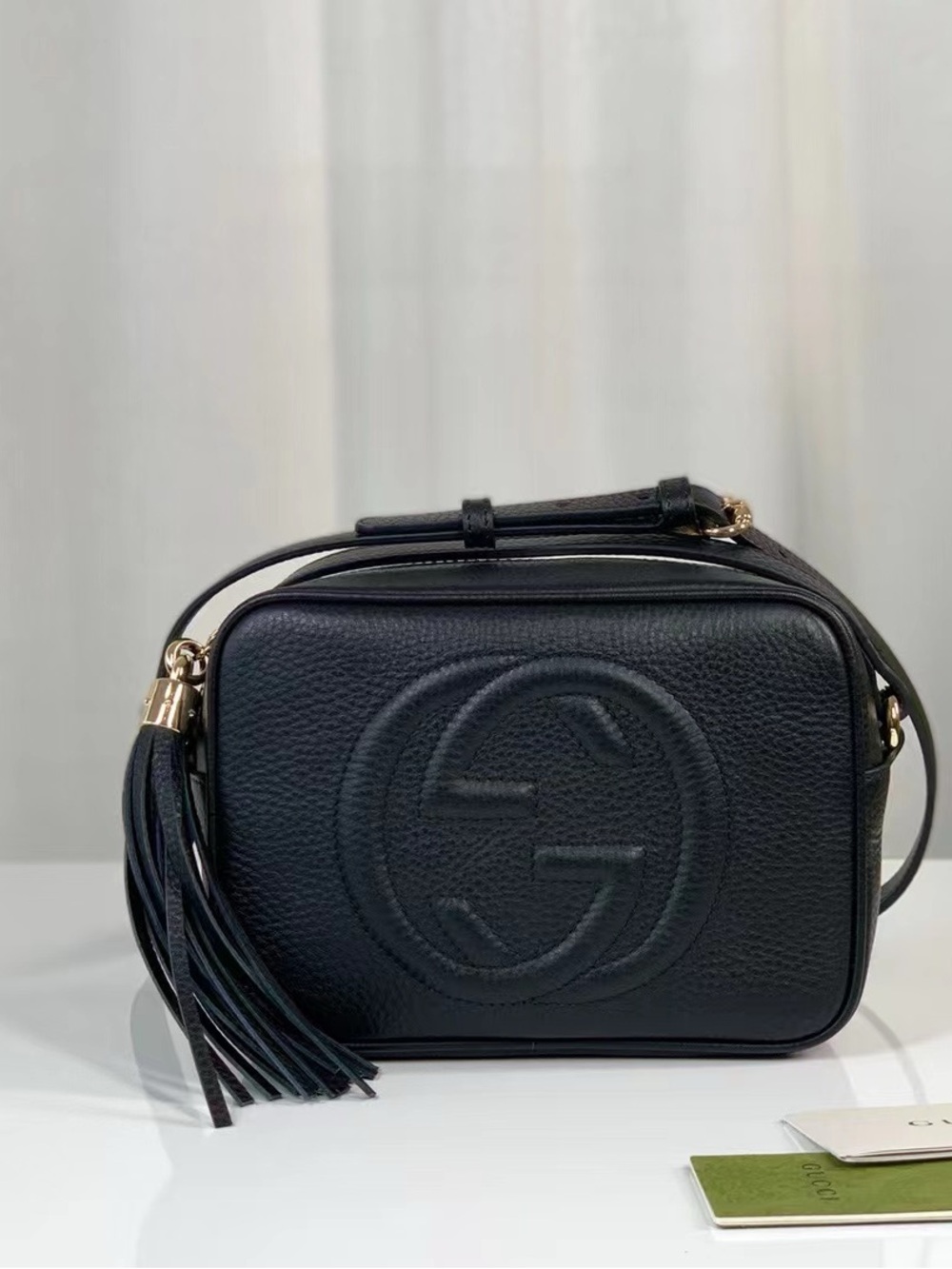💎✨GUCCI Soho Small Leather Disco Shoulder Bag